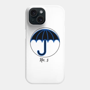 Number Five Hargreeves umbrella Phone Case