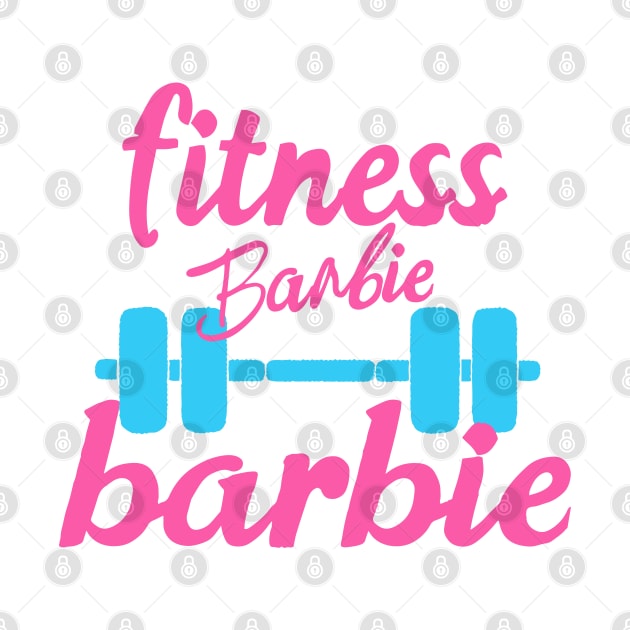 Fitness Barbie  Graphic T-shirt 03 by ToddT