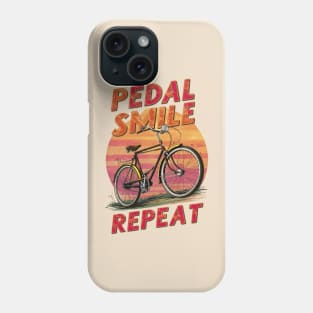Pedal, Smile, Repeat - Bike Month Phone Case