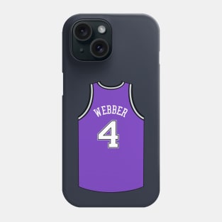 Chris Webber Sacramento Jersey Qiangy Phone Case