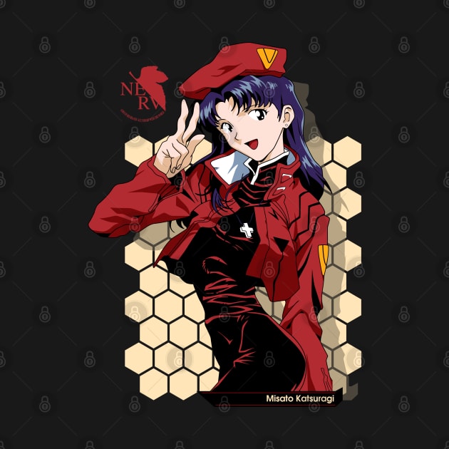 Misato Katsuragi - Neon Genesis Evangelion - Commander's Grace by Silvercrowv1