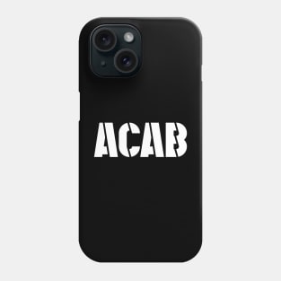 ACAB (white text) Phone Case
