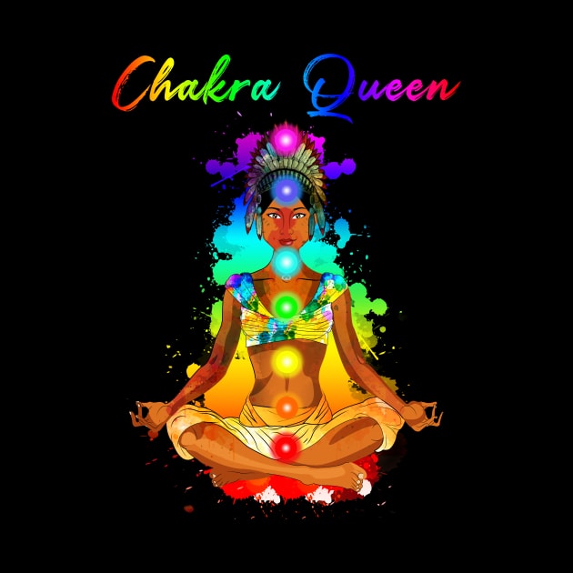 Chakra Queen Reiki Zen Meditation Spiritual Design by Chakra Shine