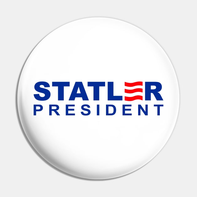 Statler For President Pin by rajem