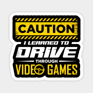 Funny Gamer Driving License Gift Magnet