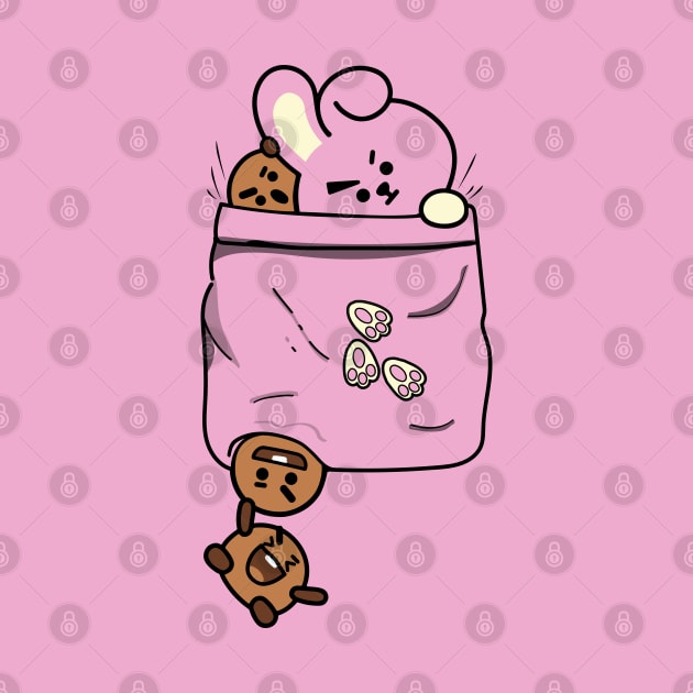 COOKY & SHOOKY POCKET (BT21) by goldiecloset