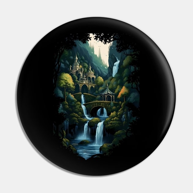 Valley Sanctuary - Last Homely Home - Fantasy Pin by Fenay-Designs