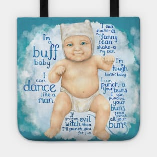 Finn the buff baby (Adventure Time fan art) Tote