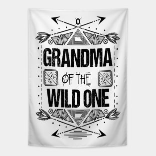 Grandma Of The Wild One Tapestry