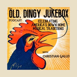 Old Dingy Jukebox Podcast Logo T-Shirt