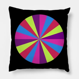 90s Color Wheel Pillow