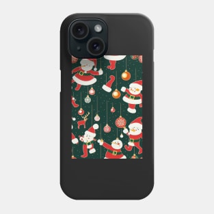 Christmas Seamless Pattern, Christmas Decorations #27 Phone Case