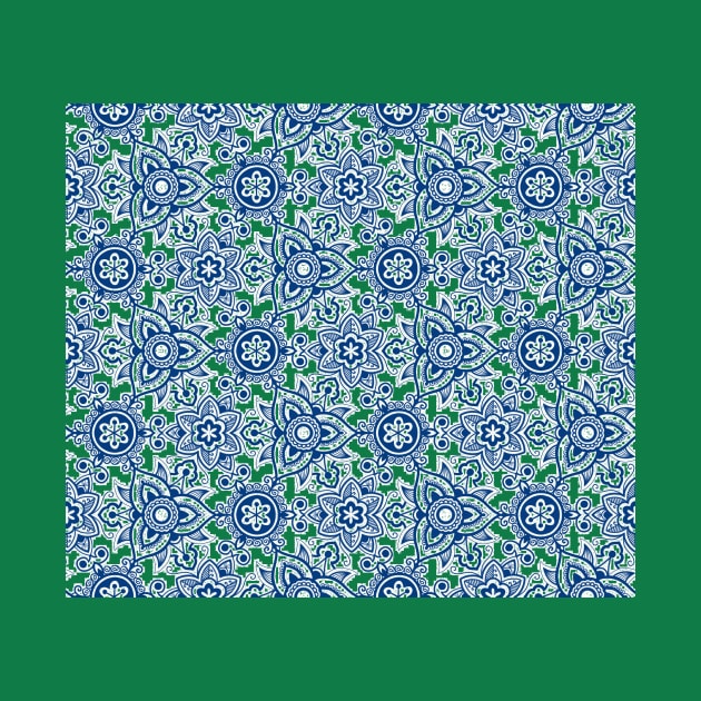Blue sea patterns by Mandala & Me