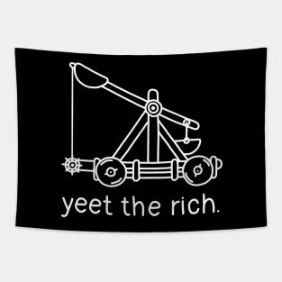 Yeet The Rich - Catapult Tapestry