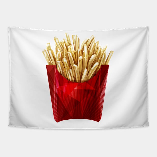 French fries Tapestry by dmitryb1