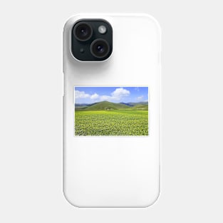 Yellow fields Phone Case