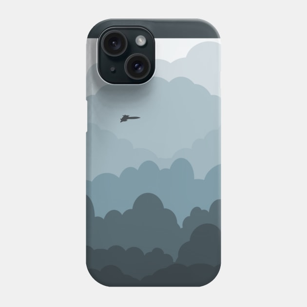 SR71 Flying Through the Clouds Phone Case by GregFromThePeg