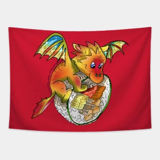 I love sushi flying dragon roll Tapestry