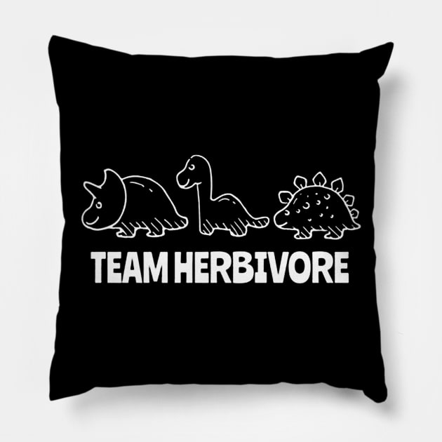 Team Herbivore Pillow by bryanartsakti