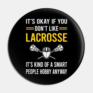 Smart People Hobby Lacrosse Pin