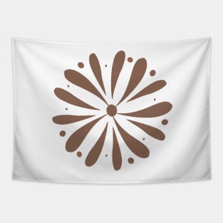 Minimalist Abstract Boho  Flower Circle  Cute Minimal  design Tapestry