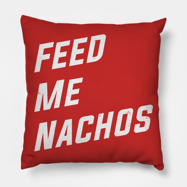 Feed Me Nachos Pillow by MonkeyColada