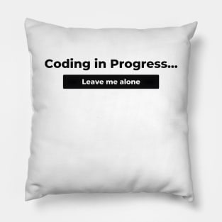 Coding in Progress Pillow