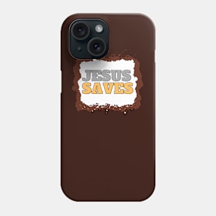 Jesus saves Phone Case