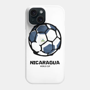 Nicaragua Football Country Flag Phone Case