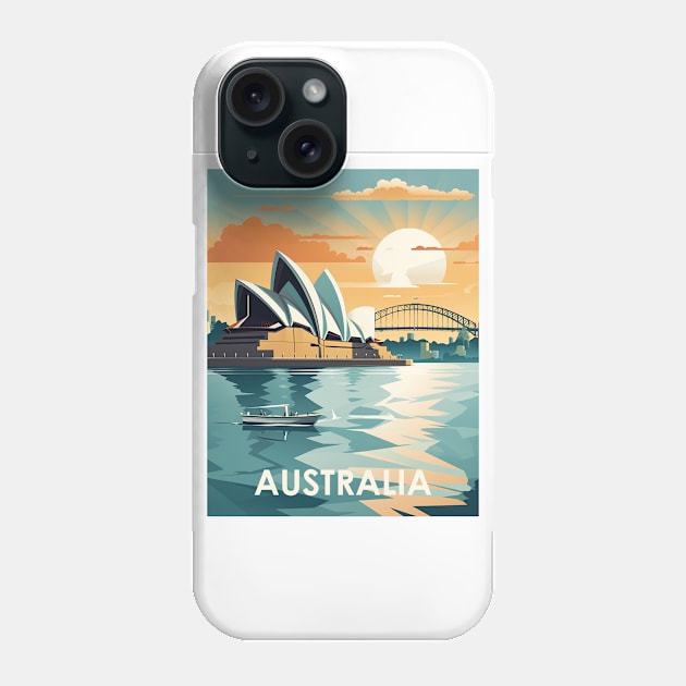 AUSTRALIA Art Phone Case by MarkedArtPrints