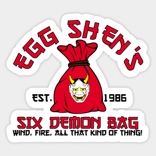 Six Demon Bag Stickers Teepublic