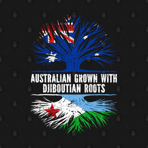 Australian Grown with Djiboutian Roots Australia Flag by silvercoin