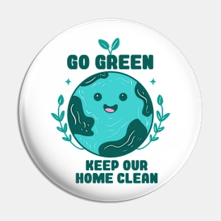 Go green Pin