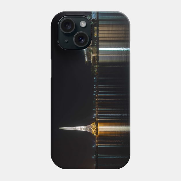 The KAUST Beacon at Night Phone Case by likbatonboot