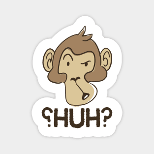 Confused Monkey Magnet