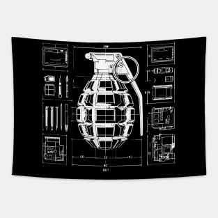 grenade Tapestry