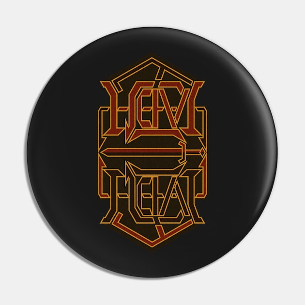 Heavy Metal is my Sword & Shield Pin by Kaijester