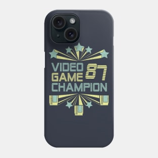 Old School Gaming Champ 1987 Classic Option Phone Case