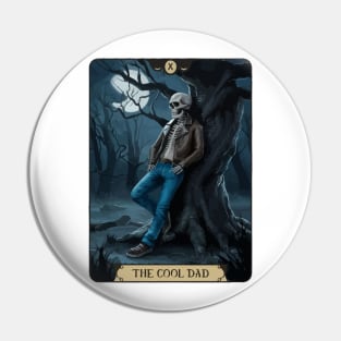 Funny Tarot Card Design : The Cool Dad Pin