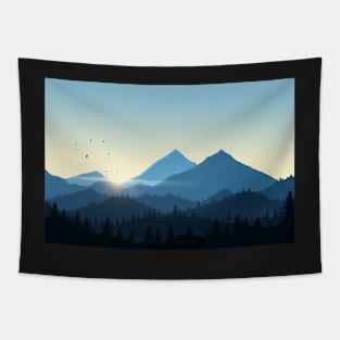 Sunny Landscape Tapestry