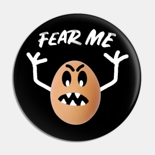 Funny Creepy Halloween Egg Monster Pin