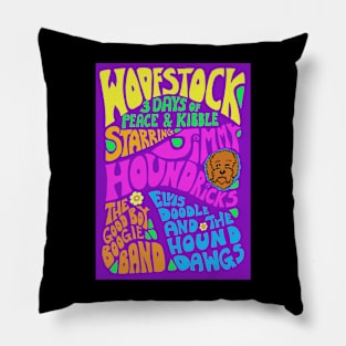 Woofstock Festival Pillow