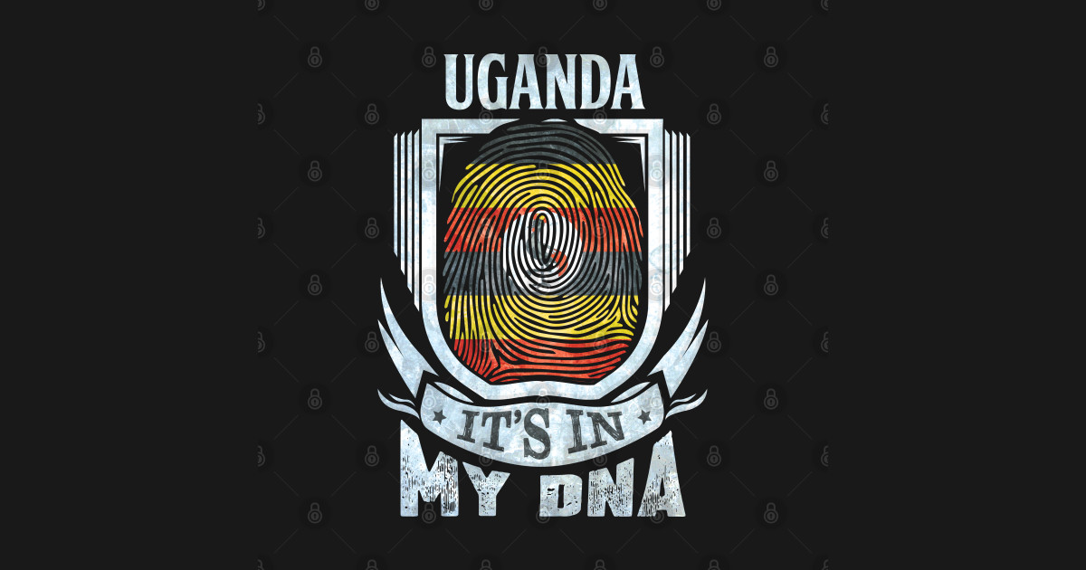 Uganda It's In My DNA Gift For Ugandan With Ugandan Flag Heritage