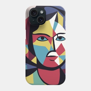 Zoe - Cubism Portrait Phone Case