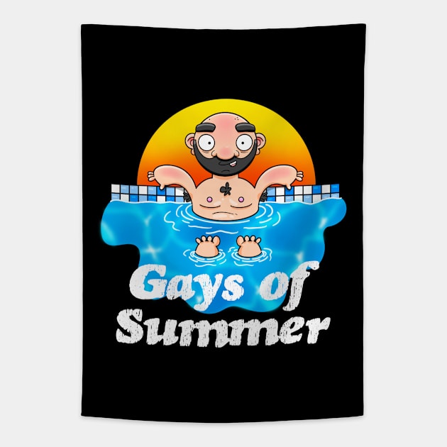 Gays of Summer Relax Tapestry by LoveBurty