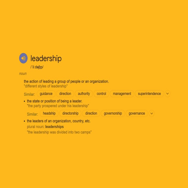 Leadership meaning by fantastic-designs