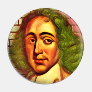 Baruch Spinoza Snow Portrait | Baruch Spinoza Artwork 14 Pin