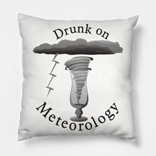 Drunk on Meteorology Pillow