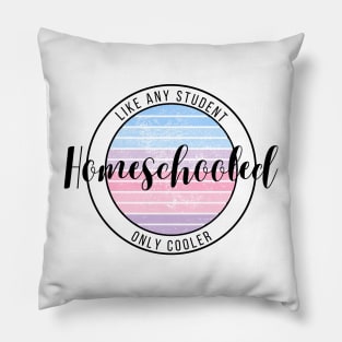 Homeschool Stamp - pastel Pillow