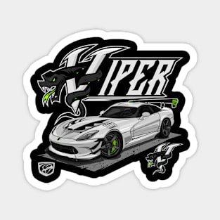 DODGE VIPER SRT 10 (WHITE) Magnet